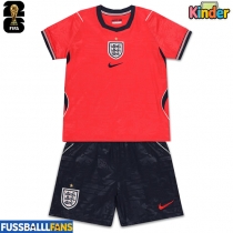 England Auswärts Trikotsatz Kinder WM 2026 Kurzarm (+ Kurze Hosen)